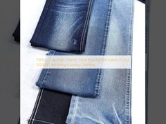 TWILL Stili Yüksek Gerginlik Koyu Mavi Denim Kumaş 11.2oz JSD3039 Uzun Süren Giysiler için