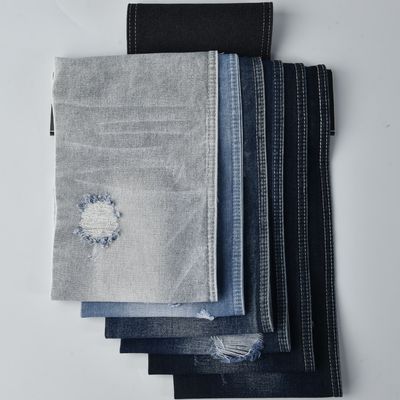 Pamuk poliester Spandex Stretch Denim Kumaş 11.9oz Elbise Giysi Giysi Jean