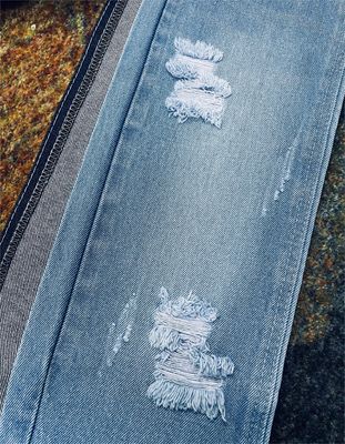 satın al %100 Pamuk KOYU MAVİ Ağır Gramajlı Kot Kumaş 13.3OZ Ceket Kot online manufacture