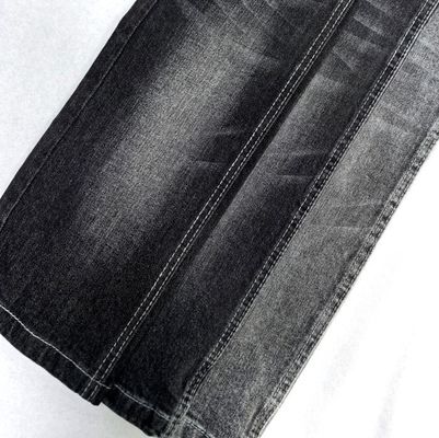 satın al 11.3oz Siyah Pamuk Spandex Denim Kumaş Erkek Jeans 160cm online manufacture