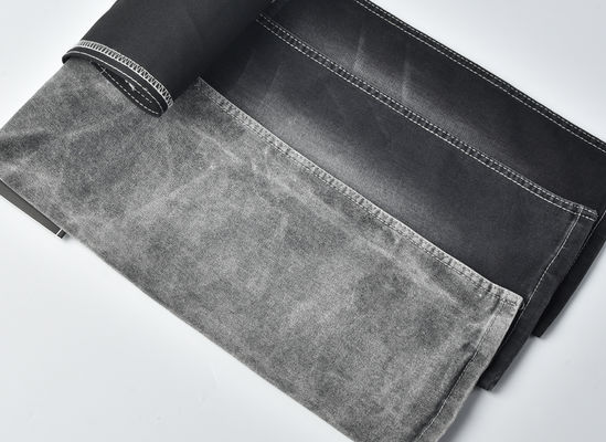satın al 9.6oz Kırılma Dayanıklı Pamuk Poliester Spandex Stretch Denim Kumaş online manufacture