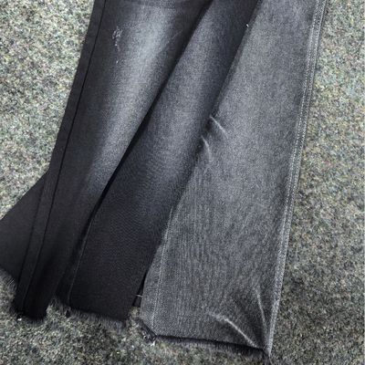 satın al Pamuk poliester Spandex siyah/siyah denim kumaş JSD3078A 10 oz online manufacture
