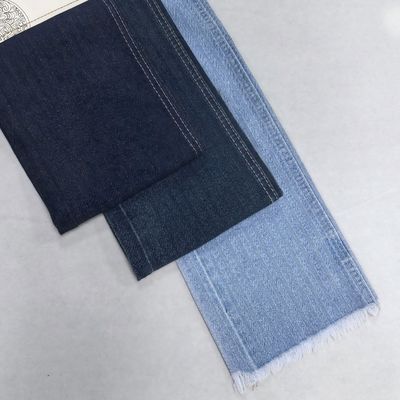 satın al 10oz Koyu Mavi Balıksırtı Jakarlı Denim Kumaş  Kot veya Ceket İçin Esnek Olmayan Stokta Çevrimiçi üretim