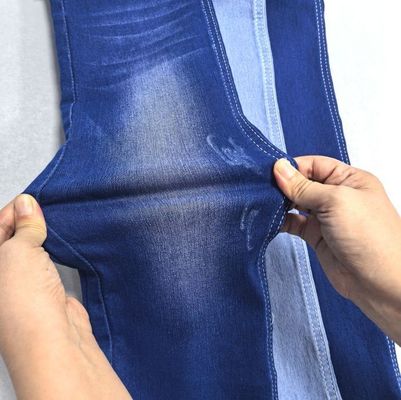 satın al Yüksek Esnek OE İplikleri Saten Gök Mavisi Denim Kumaş 9 Oz JSD3168SB Çok Yönlü ve Çevre Dostu Giyim İçin-Yelek online manufacture