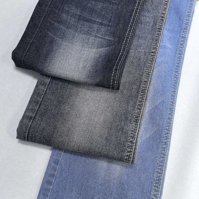 satın al 16S Yarn Count T400 Pamuk Koyu Mavi Stretch Denim Kumaş 8 Oz JSD3062 86.5% Pamuk 13.5%T400 online manufacture