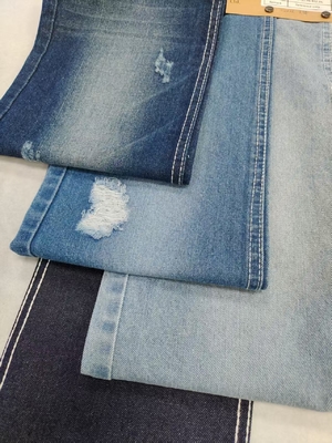 satın al 12x12 TWILL tarzı Pamuk Polyester Denim Kumaş 178-180cmTam Genişliği JSD3227 moda kot pantolon giyim için online manufacture
