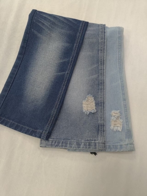 satın al 10.7oz Nefes Alabilen Pamuk Viskon Polyester Koyu İndigo 180cm Esnemeyen Denim Kumaş 10x7 JSD3075-1 online manufacture