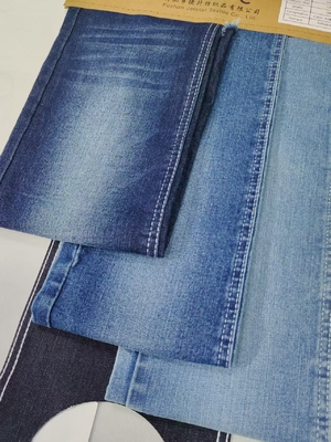 satın al TWILL tarzı Süper esnek polyester rayon %56 pamuk Denim Kumaş JSD3389-2, Günlük Giyim, kot pantolon ve çantalar için online manufacture