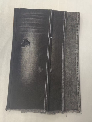 satın al 7.9oz Elastik olmayan Pamuk Poliester KARA/KARA 180cm Toptan satış için denim kumaş Denim12+12*16 JSD3104A online manufacture
