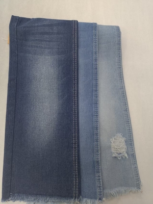satın al %64,2 Pamuk 10,8oz Esnek Olmayan Pamuk Polyester Rayon KOYU İNDİGO 178-180cm Denim kumaş 10*7 JSD3134 online manufacture