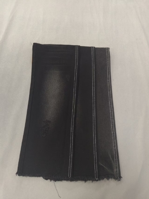 satın al 9.4oz Esnek Olmayan Pamuk Polyester SİYAH/SİYAH 180cm Denim kumaş 12+12×12 JSD3239A online manufacture