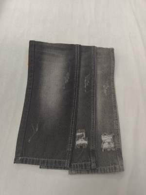 satın al %70 Pamuk %23 Viskoz %7 Polyester Denim Kumaş 9.3oz Siyah Beyaz online manufacture