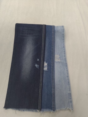 satın al 9.4oz %90 Pamuklu Denim Kumaş Koyu Mavi 180cm Saten Örgü online manufacture