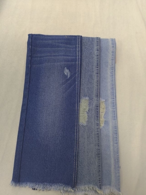 satın al 12.6oz Gök Mavisi Pamuk Polyester Denim Kumaş 7x7 180cm online manufacture
