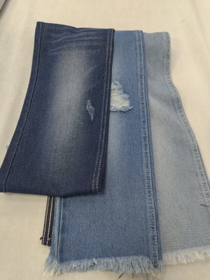 satın al %90 Pamuk %10 Polyester Ağır Gramaj Denim Kumaş 11oz Koyu İndigo online manufacture