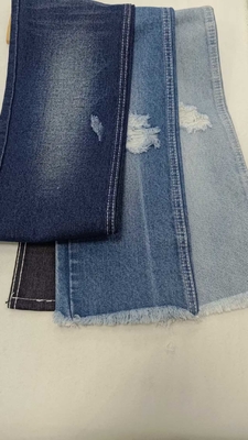 satın al 12.9oz Pamuk Polyester Rayon Koyu Indigo Denim Kumaş JSD3270 online manufacture