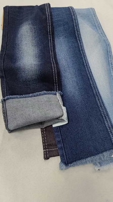 satın al %98 Pamuk %2 Spandeks 10oz KOYU İNDİGO 7+7x10/20 Elastik Denim kumaş JSD3207 moda kot pantolonlar için online manufacture