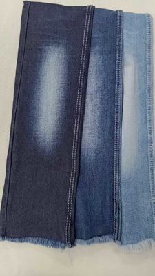 satın al %98 pamuk %2 spandeks 8.7oz koyu INDIGO 8+8x12/30 elastik denim kumaş JSD3208 moda kot pantolon için online manufacture