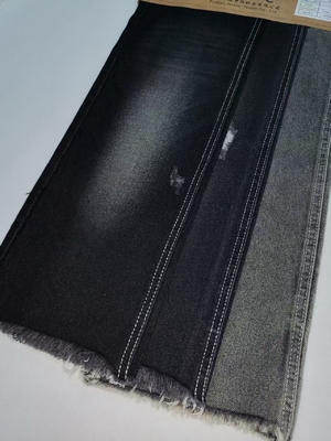 satın al 11.5OZ KARA/BEYAZ %65 Çekilmez Pamuk Denim Kumaş Jeans için 7*10 Yapısı online manufacture
