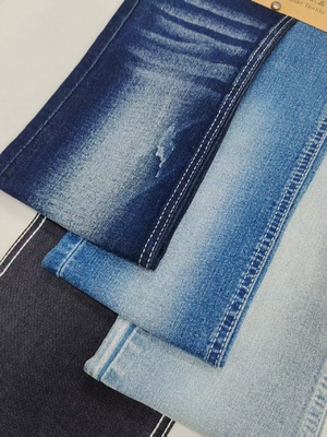 satın al Orta ağırlıklı Yüksek Spandex Twill Denim kumaşı, 10+10*21/40+21/70 yapısı JSD3319 pantolon için online manufacture