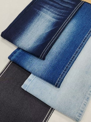 satın al 9.3oz çift çekirdekli yüksek spandeksli 85% pamuklu denim kumaş 10S Jeans için online manufacture