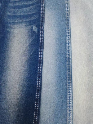 satın al 8.5oz Orta Ağırlıklı Twill Stili Yüksek Spandex 12S Denim Kumaş Jeans için 180cm online manufacture