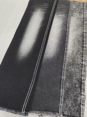 satın al iyi fiyat KARA/KARA Twill Stili 9.7oz 68%Pambuk Denim Kumaş 10*21/70 Yapı JSD3264A Jeans için online manufacture