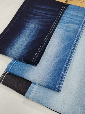satın al 85% pamuk Siro Yarn Cross Slub 10S DARK INDIGO Jeans veya Ceket Ceket için Denim Kumaş online manufacture