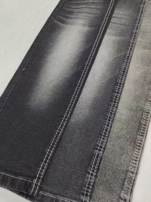 satın al 11.4oz Ağır Ağırlıklı SİYAH/SİYAH Sonbahar Kış Gabardin Stil 8S Denim Kumaş Kot veya Denim Ceket İçin online manufacture