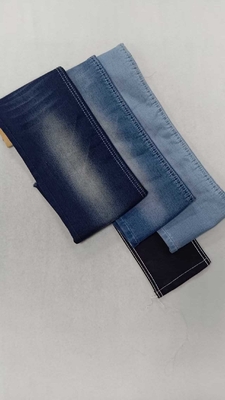 satın al Sahte örgütlenmiş kot pantolon 8.8oz Elastik Karanlık indigo genişliği 150cm yapısı 16*100/40+200 Kot pantolon kumaşı JSD3343 -1pantal pantolon için online manufacture