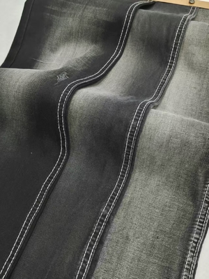 satın al 6.8oz Light Weight 61%Lyocell BLACK/BLACK Twill Style Stretch  Denim Fabric 69/71'' Full Width JSD2035A For Summer Jeans online manufacture