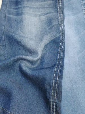 satın al 100% Tencel 4.5 oz hafif ağırlıklı yaz pantolonları veya tişörtleri Denim kumaş elastik 180cm tam genişlik JSD2031 online manufacture