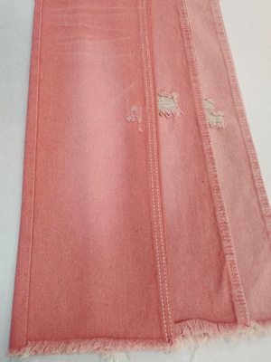 satın al Factory Sales Woven Pink Color Left Twill Style 10.6oz Denim Fabric With 10*7 Construction  JSD3023P For Jeans online manufacture