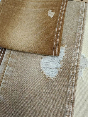 satın al Ağır Ağırlık 12.6oz KHAKI Renkli Twill Stili 7*7 Yapısı Erkek Jeans online manufacture