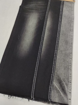 satın al %75 pamuk 8.3 oz orta ağırlıklı Twill stili KARA/KARA Stretch Denim Kumaş 12S Kadın Jeans için online manufacture