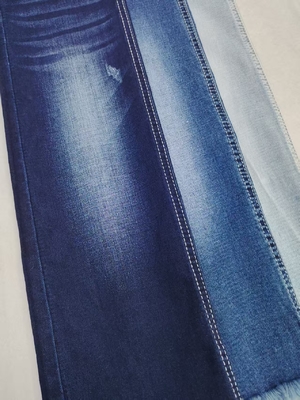 satın al Siro Twill Style 8.8oz High Stretch Denim Fabric Dark Indigo 70%Cotton For Lady Jeans online manufacture