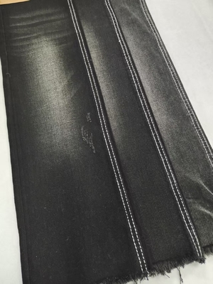 satın al İpek Siyah 3/1 Sağ Twill Koyu Indigo Yüksek Eğim 8S Denim Kumaş 11.5oz Jeans için online manufacture