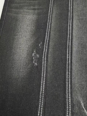 satın al 180cm Tam Genişliği 3/1Right Twill Dark Indigo Stretch Denim Fabric 11.5oz Jeans için online manufacture