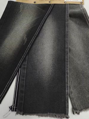 satın al 11.2oz 60%Cotton Denim Fabric 7S BLACK/BLACK For Youth Denim Pants online manufacture