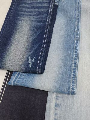 satın al 12S Denim Fabric 8.5oz Right Twill Woven Low Shrinkage For Ladies Jeans online manufacture