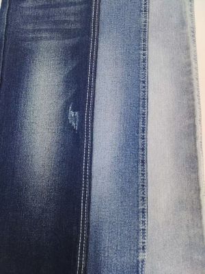 satın al High Stretch Dark Indigo Denim Fabric 12S 9.3oz For Woman Jeans online manufacture