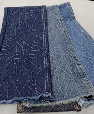 satın al Beautiful pattern Heavy weight Dark blue with full width 180cm /10x7 Denim fabric for jeans online manufacture