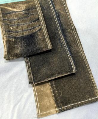 satın al % 70 pamuklu kahve renkleri kalın denim kumaş 10.5 oz sonbahar kış ceket veya pantolon için online manufacture