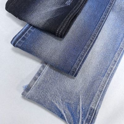 Düşük Elastik Warp Slub Roll Boyalanmış Pamuk Spandex Denim Kumaş Bayan veya Erkek Jeans için