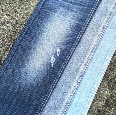 9.5oz Çizgi Tasarım Jacquard Erkek Jean veya Leydi Jean için Elastik Olmayan Denim Kumaş