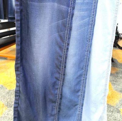 100% Lyocell Yumuşak Indigo Hafif Ağırlıklı Denim Kumaş