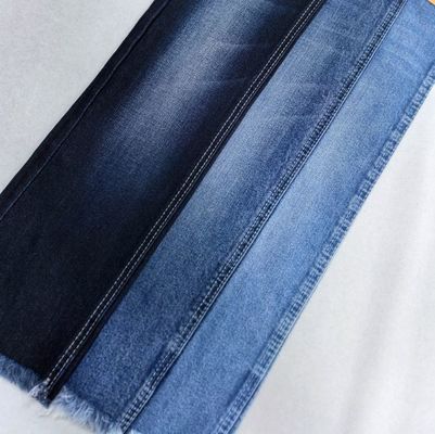 Yüksek Esneklik Denim Pamuk Spandex Denim Kumaş 11.3 oz Koyu Mavi