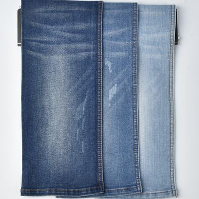 Kırılmaya dayanıklı pamuk poliester SPANDEX DENIM FABRIC QY005 9.9 oz
