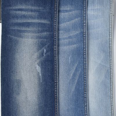 Kırılmaya dayanıklı pamuk poliester SPANDEX DENIM FABRIK QY005-3 8.7 oz