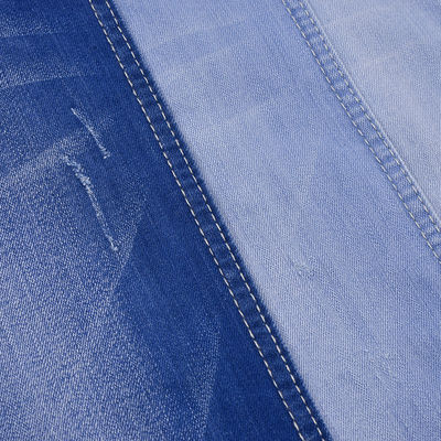 Kırılmaya dayanıklı pamuk poliester SPANDEX DENIM FABRIK QY034-3 9.4 oz